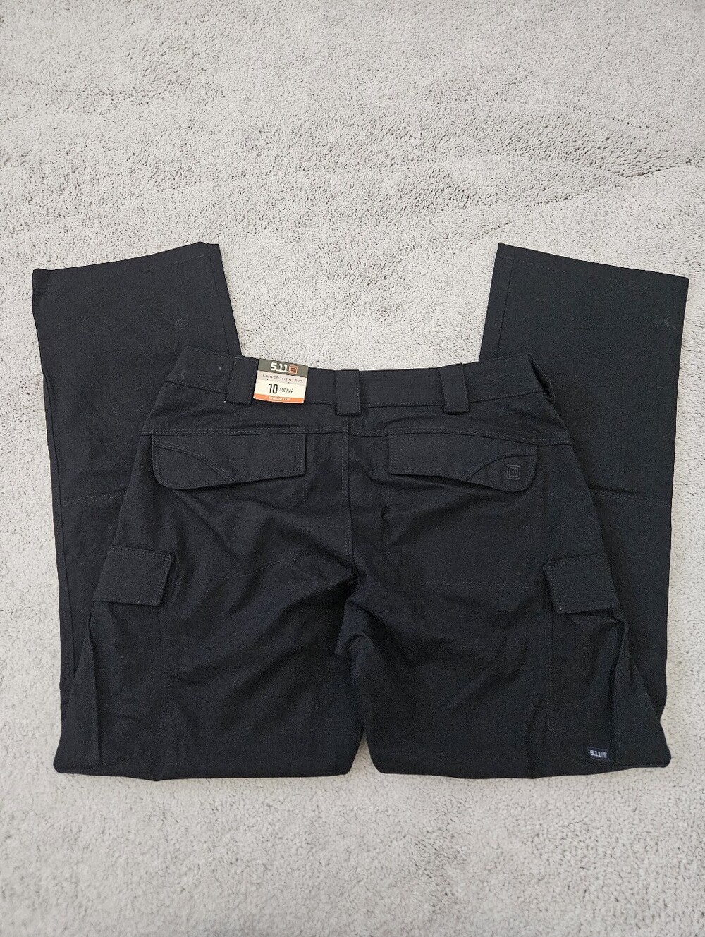 NWT 5.11 | Stryke Black Tactical Pant Straight Leg Cargo Multi Pocket Womens 10 - Picture 7 of 8